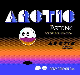 Arctic (Japan) Title Screen